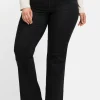 Bootcut-Jeans mit Kontrast-Stickerei, extralang<sheego Fashion