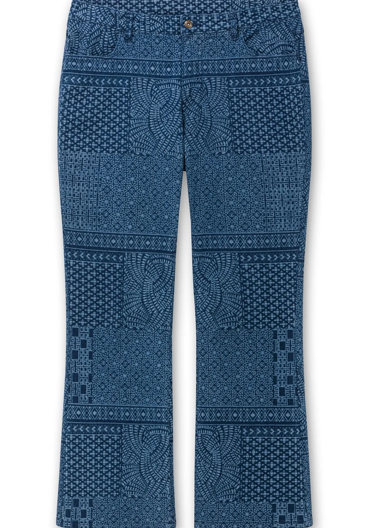 Bootcut-Jeans mit Lasercut-Allovermuster<sheego Online