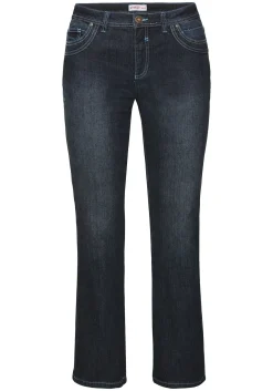 Bootcut-Jeans mit Used-Effekten<sheego Fashion