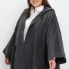 Cape mit Kapuze und 1-Knopf-Verschluss<sheego Clearance