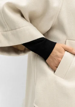 Cape-Jacke mit 3/4-Arm, mit Wolle<sheego Sale