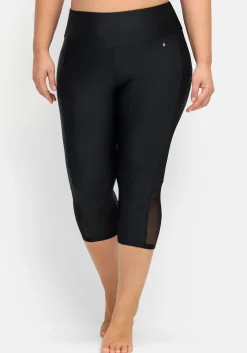 Capri-Badehose mit innenliegendem, fixiertem Slip<sheego Fashion