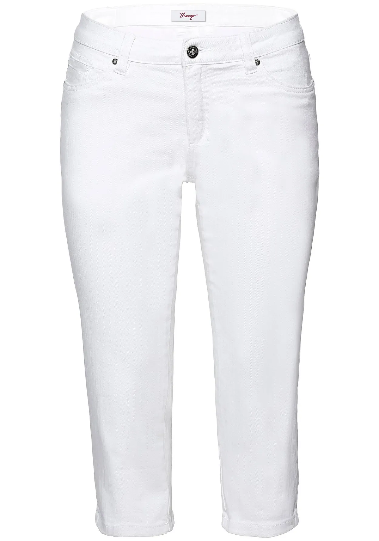 Caprijeans mit Used-Effekten<sheego Best