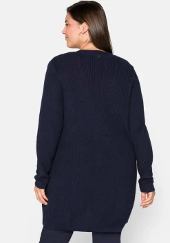 Cardigan aus Grobstrick, in offener Form<sheego Clearance