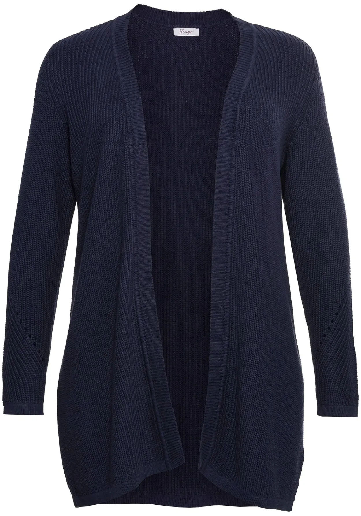 Cardigan aus Grobstrick, in offener Form<sheego Clearance