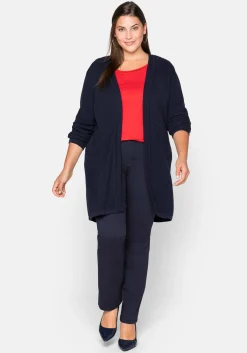 Cardigan aus Grobstrick, in offener Form<sheego Clearance