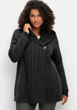 Cardigan mit Kapuze und Knopfverschluss<sheego by Joe Browns New