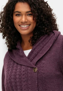 Cardigan mit Kapuze und Knopfverschluss<sheego by Joe Browns Discount