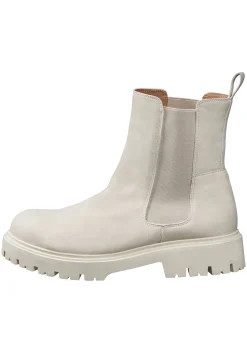 Chelsea-Boots aus Velourslederimitat<sheego Online