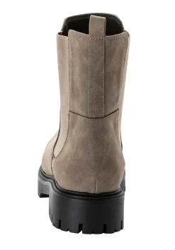 Chelsea-Boots aus Velourslederimitat<sheego Fashion