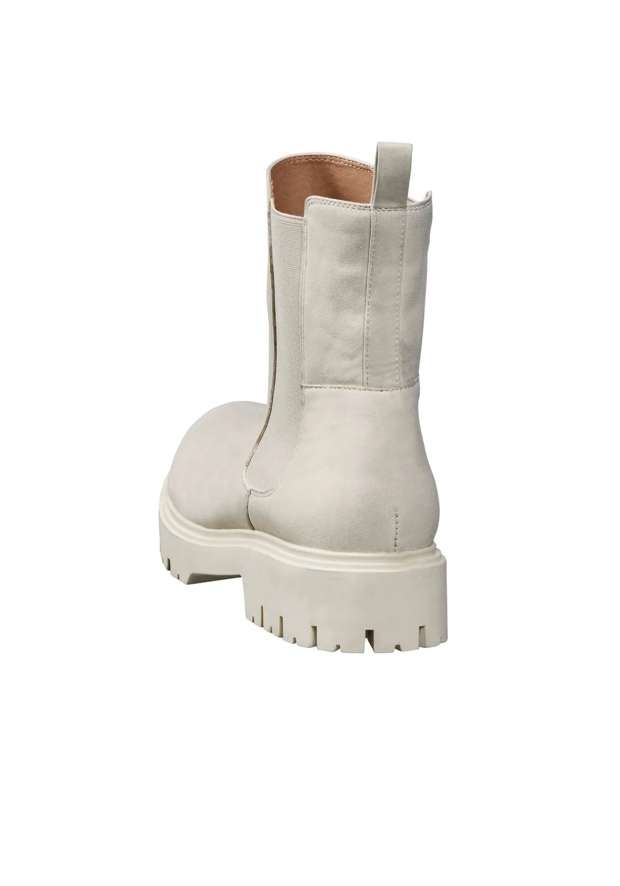 Chelsea-Boots aus Velourslederimitat<sheego Online
