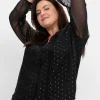 Chiffonbluse mit eingewebten Glanzfäden<sheego by Joe Browns Online