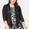 Chiffon-Bolero im Zipfellook<sheego Sale
