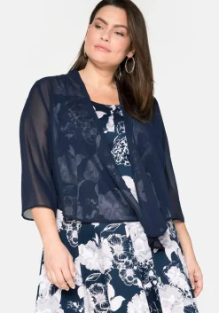 Chiffon-Bolero im Zipfellook<sheego Best