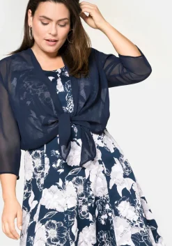 Chiffon-Bolero im Zipfellook<sheego Best