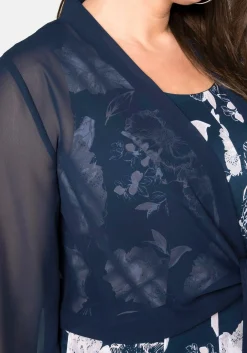 Chiffon-Bolero im Zipfellook<sheego Best