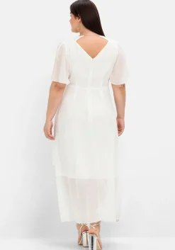 Chiffonkleid im Lagenlook, mit Unterkleid<sheego Hot