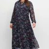 Chiffonkleid in Maxilänge, mit Alloverprint<sheego Best