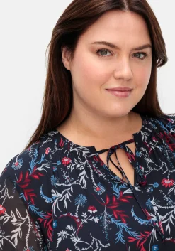 Chiffonkleid in Maxilänge, mit Alloverprint<sheego Best