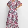 Chiffonkleid mit Blumenprint und Unterkleid<sheego Hot