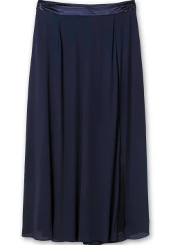 Chiffonrock mit raffiniertem Seitenschlitz<sheego Outlet