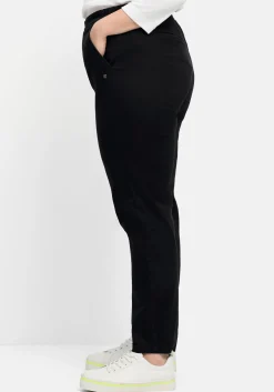 Chinohose mit Schlupfbund, aus weichem Twill<sheego Discount