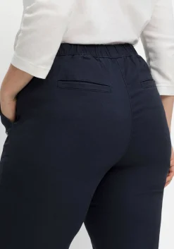 Chinohose mit Schlupfbund, aus weichem Twill<sheego Fashion