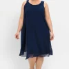 Cocktailkleid aus Chiffon, in A-Linie<sheego Clearance