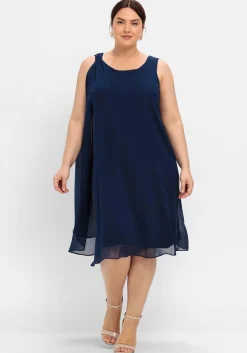 Cocktailkleid aus Chiffon, in A-Linie<sheego Clearance