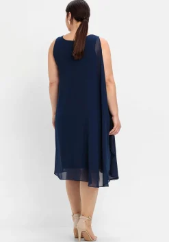 Cocktailkleid aus Chiffon, in A-Linie<sheego Clearance