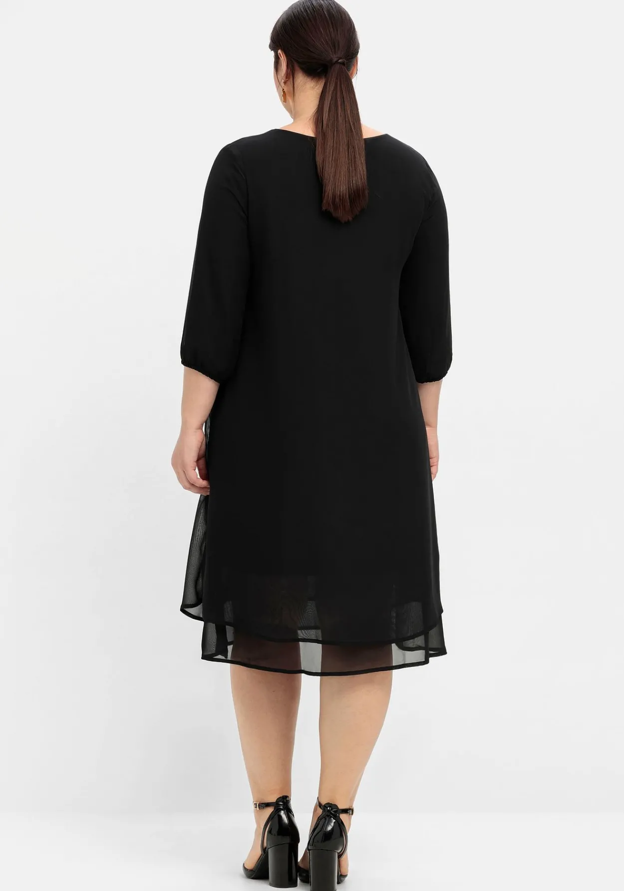 Cocktailkleid aus Chiffon, im Lagenlook<sheego Discount