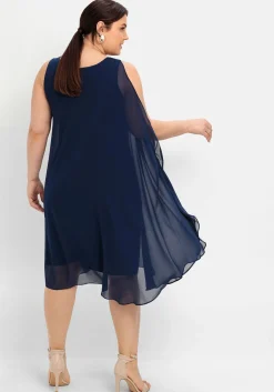 Cocktailkleid aus Chiffon, in A-Linie<sheego Clearance