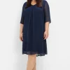 Cocktailkleid im Layerlook, aus Chiffon<sheego New