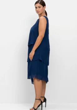 Cocktailkleid im Layerlook, mit Pailletten<sheego Hot