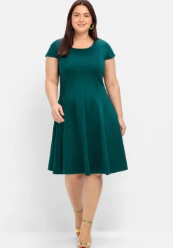 Cocktailkleid in A-Linie, in Bahnenform<sheego Discount