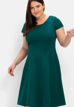 Cocktailkleid in A-Linie, in Bahnenform<sheego Discount