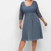 Cocktailkleid mit floraler Spitze<sheego Sale