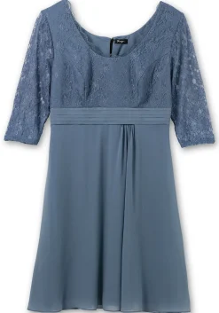 Cocktailkleid mit floraler Spitze<sheego Sale