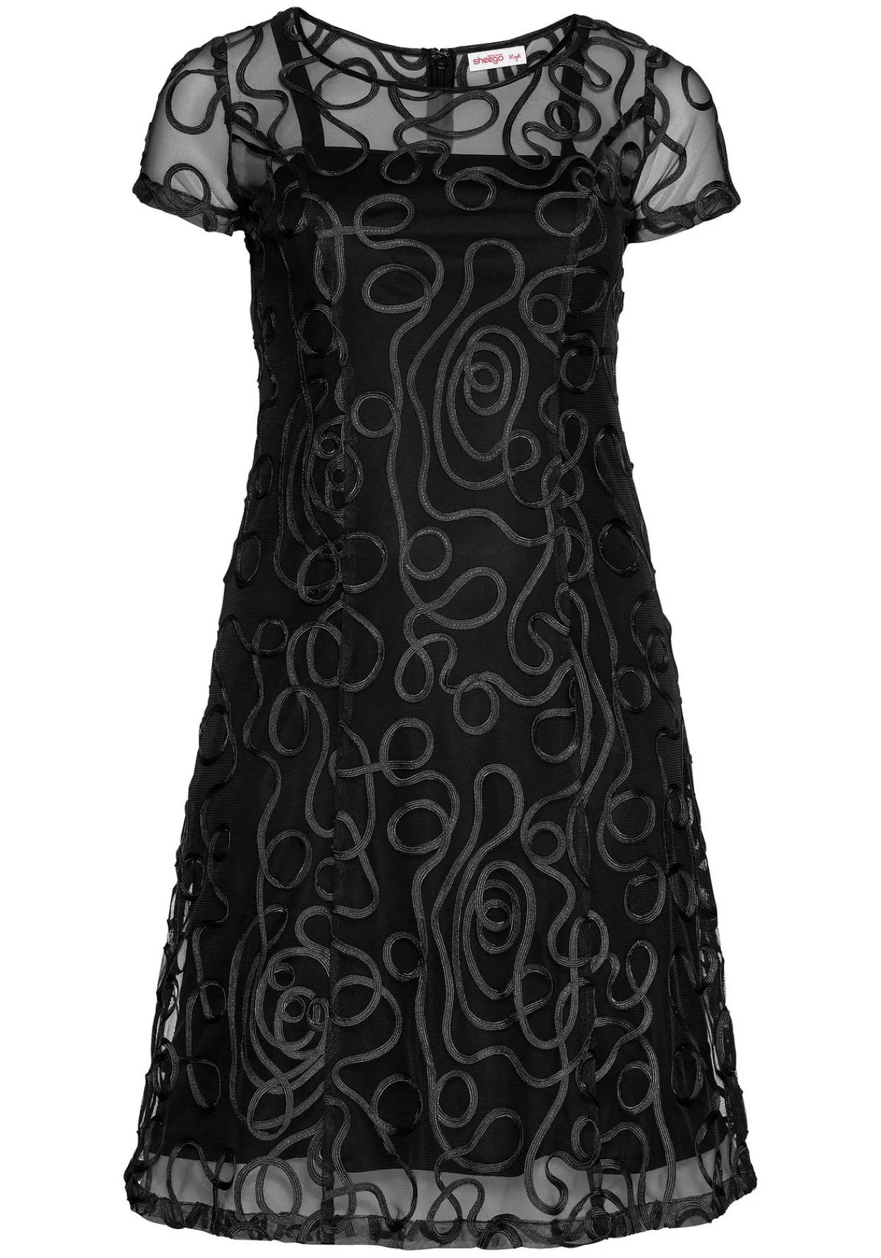 Cocktailkleid mit Zierborten<sheego Clearance