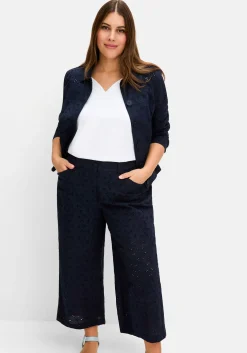 Culotte aus Lochspitze, mit Teilgummibund<sheego Outlet