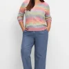 Culotte aus weichem Twill, in gewaschener Optik<sheego Clearance