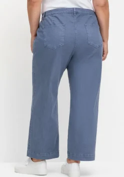 Culotte aus weichem Twill, in gewaschener Optik<sheego Clearance