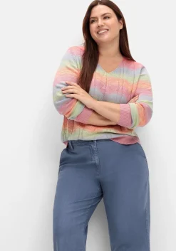 Culotte aus weichem Twill, in gewaschener Optik<sheego Clearance