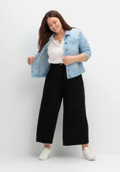 Culotte in Curvy-Schnitt ELLA mit Stoffgürtel<sheego Hot