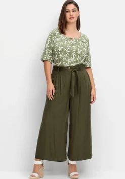 Culotte in Curvy-Schnitt ELLA mit Stoffgürtel<sheego New