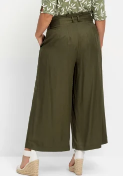 Culotte in Curvy-Schnitt ELLA mit Stoffgürtel<sheego New
