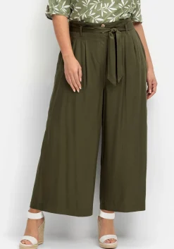 Culotte in Curvy-Schnitt ELLA mit Stoffgürtel<sheego New