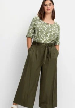 Culotte in Curvy-Schnitt ELLA mit Stoffgürtel<sheego New