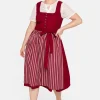 Dirndl in Midilänge, mit Spitzenbluse und Schürze<sheego Outlet