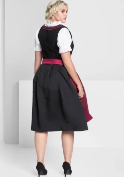 Dirndl mit Schürze und Bluse 3tlg.<sheego Hot
